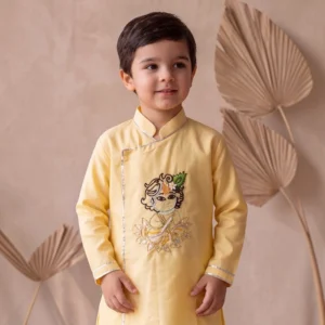 yellow krishna dress